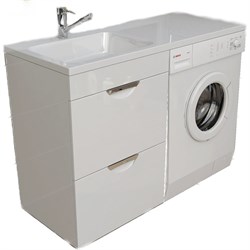 Тумба над стиральной машиной Emmy Милли 1200 - фото 15192815