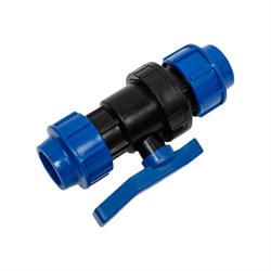 Компрессионный кран для ПЭ труб Lammin Lm34101050050 - фото 15196384