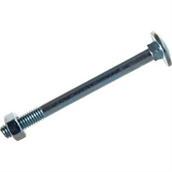 Оцинкованный болт Европартнер M8x90 DIN603 2 шт. - фото 15200726