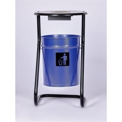 Металлическая уличная урна ПРОФМЕТСТИЛЬ 606 - фото 15226115