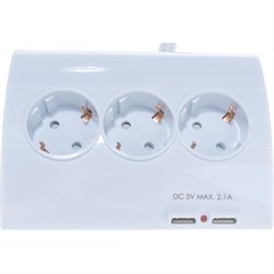 Удлинитель Старт С/У S 5x1-ZDV 2USB - фото 15242255