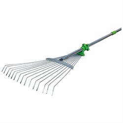 Веерные регулируемые алюминиевые грабли DON GAZON 220502 - фото 15244363