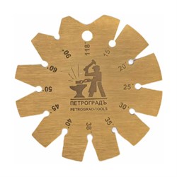 Круглый угломер для проверки заточки инструментов Петроградъ М00017823 - фото 15250808