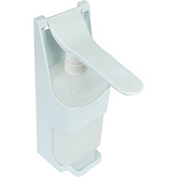 Локтевой настенный дозатор-диспенсер для антисептика, дезсредства и жидкого мыла Palex ND-1 - фото 15344403