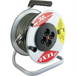 Силовой удлинитель на катушке LUX К4-Е-30 - фото 15363275