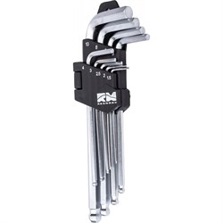 Набор шестигранных с шаром ключей REDMARK RM93301 - фото 15433273