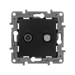 Двухкабельная tv/sat розетка Legrand ETIKA - фото 15531496