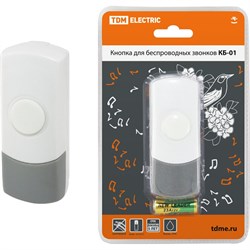 Кнопка для беспр. звонков TDM ELECTRIC КБ-01 - фото 15535425