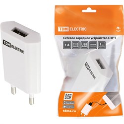 Сетевое зарядное устройство TDM ELECTRIC СЗУ 1 - фото 15553599