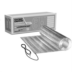 Ультратонкий греющий мат для установки под: ламинат, паркет, ковролин, линолеум IQWATT IQ LAMINATE MAT - фото 15585695