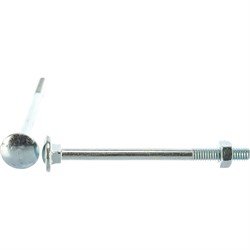 Оцинкованный болт Европартнер M6х80 DIN603 8 шт. - фото 15589136