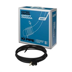 Саморегулирующийся комплект для защиты водопровода от замерзания IQWATT IQ PIPE - фото 15612499