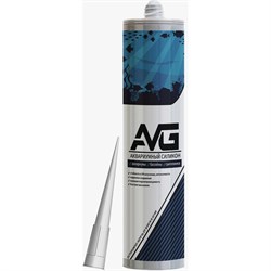 Силиконовый аквариумный герметик AVG Аквариум прозрачный - фото 15622654