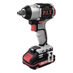 Ударный бесщеточный аккумуляторный гайковерт P.I.T. PIW20H-300B/1 - фото 15638222