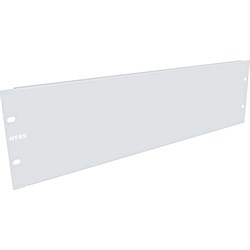 Панель заглушка NTSS 3U крепление 19 3U, серый RAL 7035 - фото 15640035