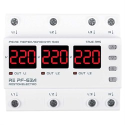 Реле переключения фаз ROSTOKELECTRO RE - фото 15655418