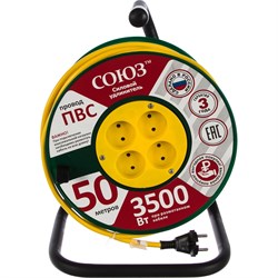 Силовой удлинитель на катушке СОЮЗ 481S-3305 - фото 15659238