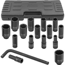 Набор глубоких ударных головок Forsage F-4166A-5MPB(54602) - фото 15660082