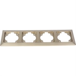 Горизонтальная четырехместная рамка NE-AD Aras - фото 15690939