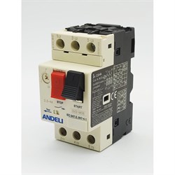 Пускатель ANDELI gv2-m08 2.5а~4a кнопочный - фото 15696508