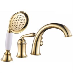 Встроенный смеситель на борт ванны ROSE 3 в 1 R0212E - фото 15711714