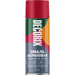 Универсальная аэрозольная акриловая эмаль Decorix 0101-19 DX - фото 15712916