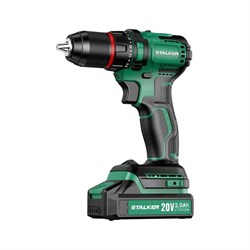 Бесщеточная аккумуляторная дрель шуруповёрт Alteco STALKER D20 Li BL - фото 15715640