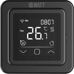 Программируемый терморегулятор для теплого пола IQWATT IQ THERMOSTAT SMART HEAT Wi-Fi - фото 15722772