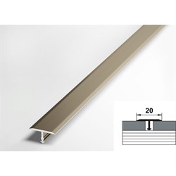 Одноуровневый алюминиевый порог Лука УТ000038619 - фото 15730990