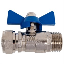 Обжимной кран шаровой для металлопластиковых труб Millennium KBMC1216 - фото 15731180