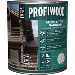 Лаковый тонирующий атмосферостойкий алкидный антисептик Profiwood 67011 - фото 15748772