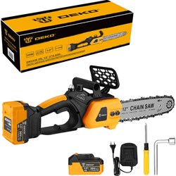 Цепная аккумуляторная бесщеточная пила DEKO DKCHS - фото 15761692