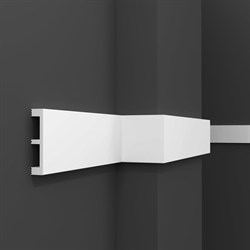 Декоративные бруски/рейки ПраймДекор IX профиль B80, из HiXPS серия iX, 2 м - фото 15772812