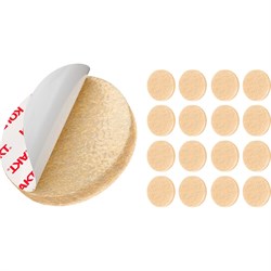 Фетровые круглые самоклеящиеся подкладки для мебели Контакт 24799 - фото 15777218