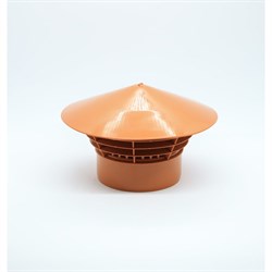 Цельнолитой зонт вентиляционный для наружной канализации FLEXTRON 145009 - фото 15781719