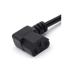 Угловой кабель питания GoPower C13 (f) - фото 15791013