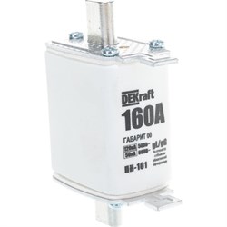 Плавкая вставка DEKraft ПН-101 160А габарит 00 (ППН-33) - фото 15802406
