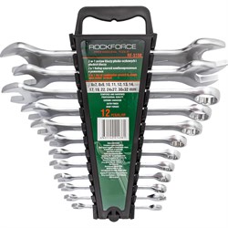 Набор комбинированных и рожковых ключей ROCKFORCE RF-5198 - фото 15816358