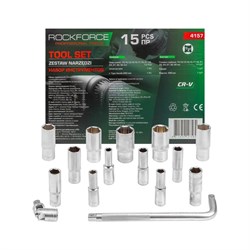 Набор глубоких головок ROCKFORCE RF-4157(58291) - фото 15828005
