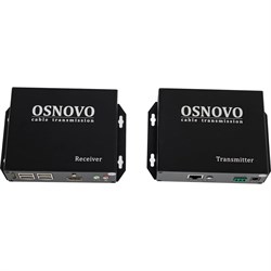 Комплект для передачи HDMI, USB, RS232, ИК-управления и аудио по сети Ethernet OSNOVO sct1367 - фото 15834177