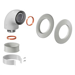 Отвод коаксиальный KRATS 60/100 (ARISTON) - фото 15835100