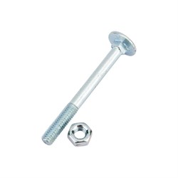 Оцинкованный болт Европартнер M6х60 DIN603 10 шт. - фото 15846181