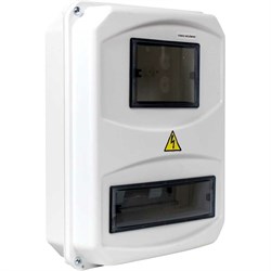 Пластиковый учетно-распределительный навесной корпус KRZMI ЩУРН-П 3/10 - фото 15855574