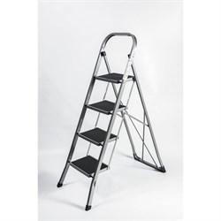 Широкая стальная стремянка GEVA TRADE WK6018F-4A - фото 15855602