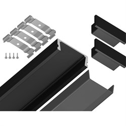 Алюминиевый накладной профиль для светодиодной ленты Ambrella light ILLUMINATION - фото 15856152