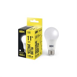 Лампа IEK LLE-A60-11-230-40-E27 - фото 15858579