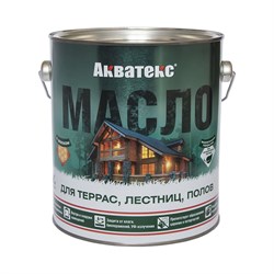 Масло для террас лестниц полов Акватекс 205704 - фото 15874189