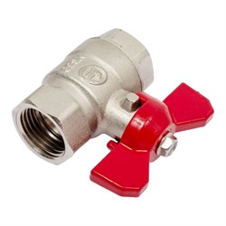 Латунный резьбовой шаровой кран DOUBLE-LIN LL1042 (1/2") - фото 15889680