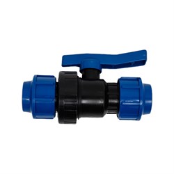 Компрессионный кран для ПЭ труб Lammin Lm34101025025 - фото 15894174