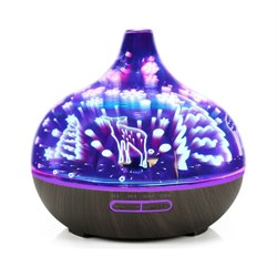 Ультразвуковой увлажнитель-аромадиффузор ZDK 3D Glass fawn Оленёнок - фото 15895283